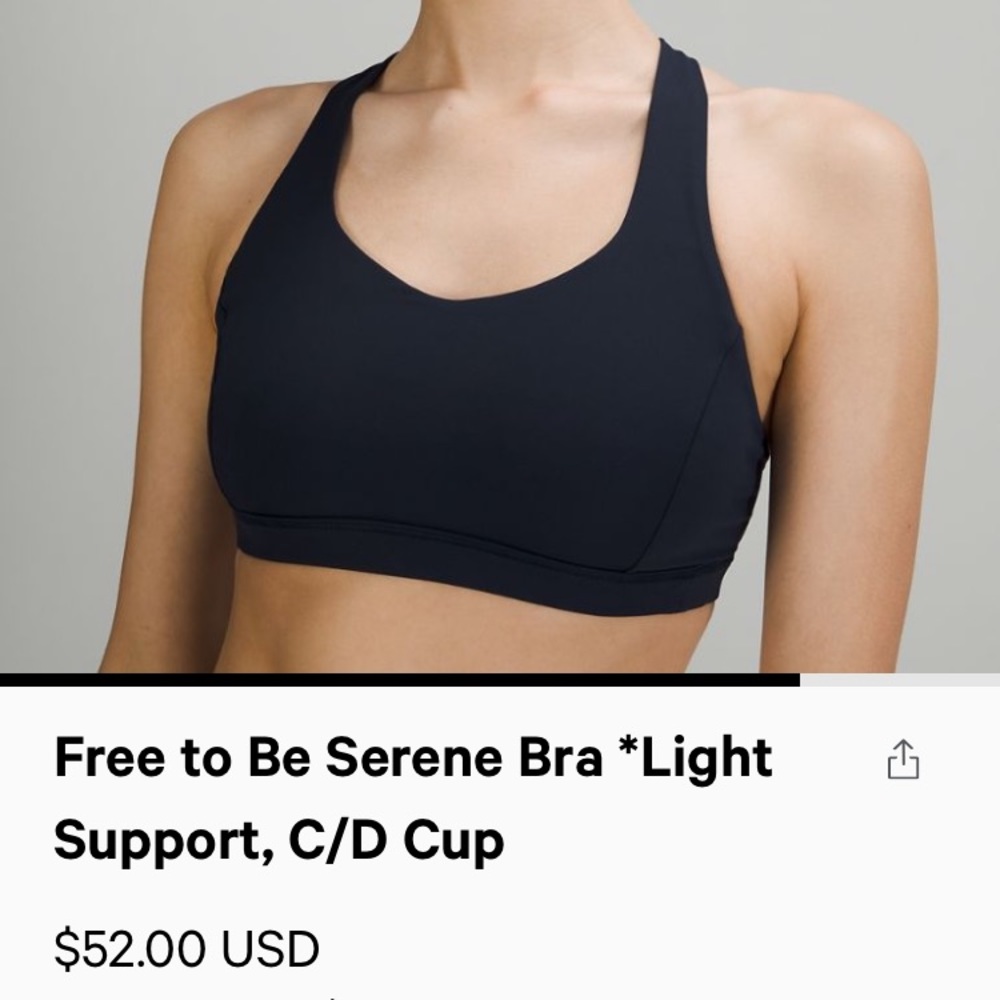 Lululemon Free to Be Serene Bra
